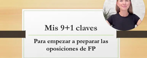 Blog Oposiciones de FP por donde empezar